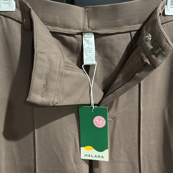 NWT Halara Flex brown work pants trouser - Picture 3 of 7